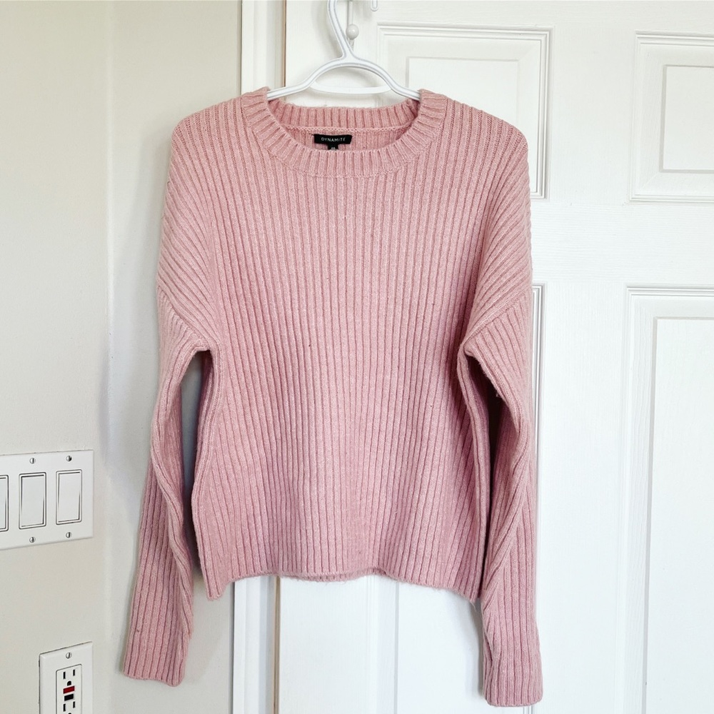 Dynamite Ribbed Sweater